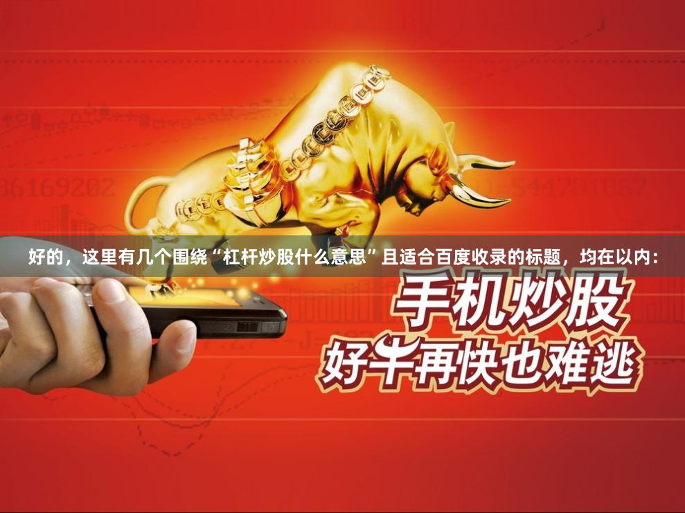 好的，这里有几个围绕“杠杆炒股什么意思”且适合百度收录的标题，均在以内：