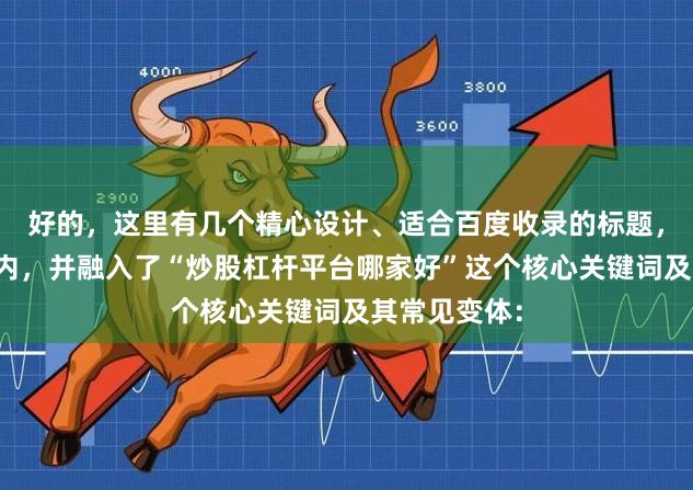 好的，这里有几个精心设计、适合百度收录的标题，均控制在以内，并融入了“炒股杠杆平台哪家好”这个核心关键词及其常见变体：